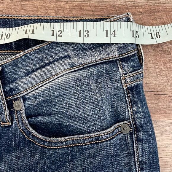 Banana Republic Women's Girlfriend Mid-Rise Straight Leg Jeans Blue Size 26/2 - Picture 6 of 8